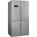 Холодильник SMEG/ Холодильник SMEG, отдельностоящий, 4-х дверный, LED дисплей на дверце, антибактериальное покрытие, конвекция, инверторный компрессор, сигнал повышения температуры, сигнал открытой дверцы, полный Nofrost, энергоэффективность Е, цвет нержа