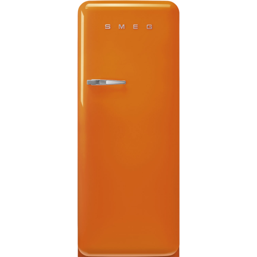 Холодильник SMEG/ Холодильник SMEG, отдельностоящий, стиль 50-х, однокамерный, внутренняя морозильная камера, объем 270 л, MultiFlow, инверторный компрессор, энергоэффективность С, цвет оранжевый