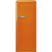 Холодильник SMEG/ Холодильник SMEG, отдельностоящий, стиль 50-х, однокамерный, внутренняя морозильная камера, объем 270 л, MultiFlow, инверторный компрессор, энергоэффективность С, цвет оранжевый