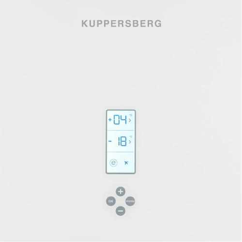 Холодильник Kuppersberg/ Холодильник Kuppersberg, High-Tech, двухкамерный, полезный объем 360 л, ширина 60 см, No Frost, LED дисплей, антибактериальный пластик, суперзаморозка, суперохлаждение, зона свежести, электронное управление, перенавешиваемые двери Холодильник Kuppersberg/ Холодильник Kuppersberg, High-Tech, двухкамерный, полезный объем 360 л, ширина 60 см, No Frost, LED дисплей, антибактериальный пластик, суперзаморозка, суперохлаждение, зона свежести, электронное управление, перенавешиваемые двери