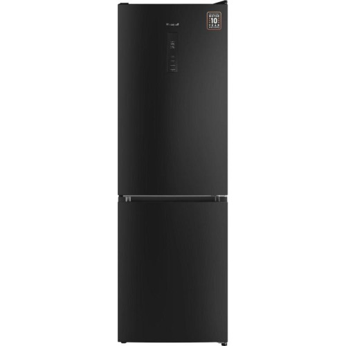 Холодильник Weissgauff WRK 185 Total NoFrost Inverter Black Inox 2-хкамерн. черная сталь