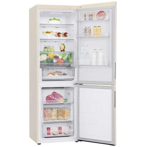 Холодильник LG GC-B459AEMW 2-хкамерн. бежевый инвертер