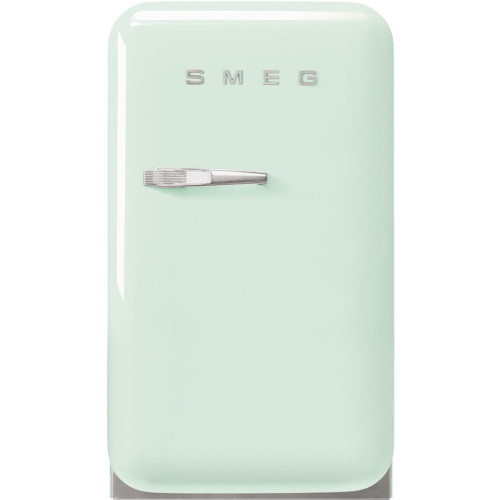 Холодильник SMEG/ Отдельностоящий минибар, пастельный зеленый, стиль 50-х гг, петли справа