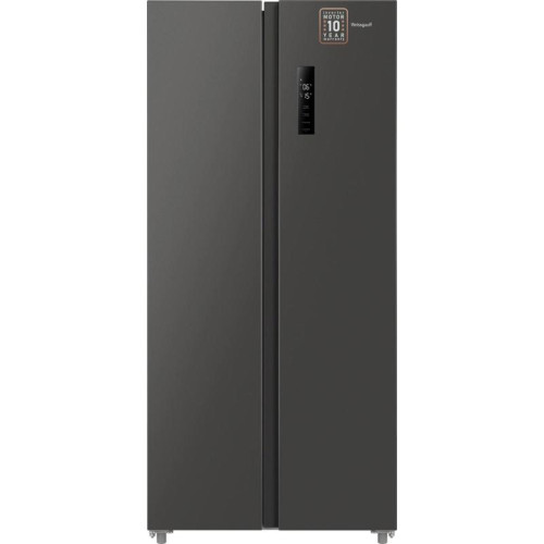 Холодильник Weissgauff WSBS 500 Inverter NoFrost Dark Grey 2-хкамерн. серый