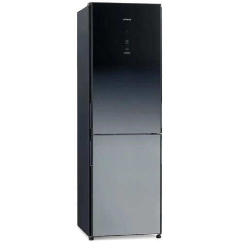 Холодильник Hitachi R-BG410PUC6X XGR 2-хкамерн. серый стекло инвертер