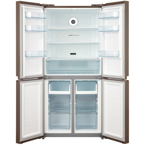 Холодильник/ Четырехдверный холодильник, А, cенсорное управление Smart Touch, Full NO FROST, Dynamic Air Cooling, режимы «Супер охлаждение», LED освещение камеры, объем холодильного отделения: 297 л, объем морозильного отделения: 153 л, габариты (ВхШхГ)17