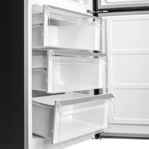 Холодильник Delonghi/ Холодильник Delonghi, отдельностоящий, ВхШхГ 1950х600х658 мм, объем 344 (235+109) л, сенсорное управление, Total Frost Free, Fresh Zone, контроль влажности, суперохлаждение, суперзамораживание, LED освещение, инверторный компрессор, 