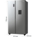 Холодильник Gorenje NRR9185EAXLWD 2-хкамерн. серебристый мат. инвертер Холодильник Gorenje NRR9185EAXLWD 2-хкамерн. серебристый мат. инвертер