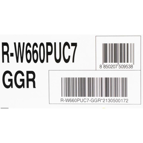 Холодильник Hitachi R-W660PUC7 GGR 2-хкамерн. серый стекло инвертер Холодильник Hitachi R-W660PUC7 GGR 2-хкамерн. серый стекло инвертер