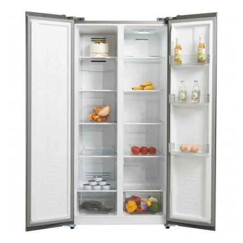 Холодильник Бирюса SBS 400 DI 2-хкамерн. нержавеющая сталь