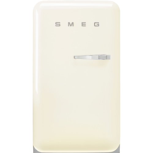Холодильник SMEG/ Холодильник SMEG, отдельностоящий, однодверный, LED подсветка, внутренняя морозильная камера, электромеханический контроль температуры, стандартный компрессор, полезный объем 105 л, энергоэффективность D, уровень шума 35 дБ, цвет кремовы