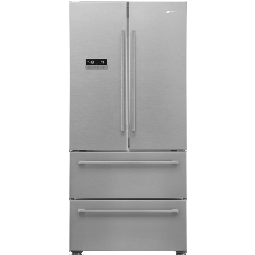 Холодильник SMEG/ Холодильник SMEG, отдельностоящий, 2 двери 2 ящика, LED дисплей, полный NoFrost, сигнал открытой дверцы, антибактериальное покрытие, электронный контроль температуры, инверторный компрессор, объем 539 л, быстрая заморозка, быстрое охлажд