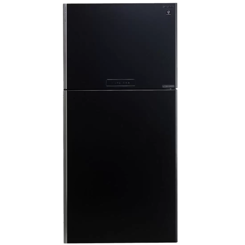 Холодильник Sharp/ Холодильник. 187x86.5x74 см. 422 + 178 л, No Frost. A++ Черный.