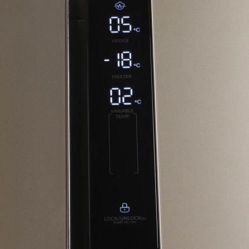 Холодильник Hyundai CS5073FV 3-хкамерн. шампань инвертер