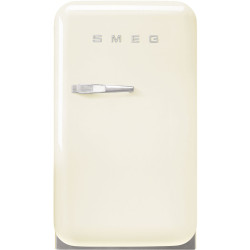 Холодильник SMEG/ Отдельностоящий минибар, кремовый, стиль 50-х гг, петли справа