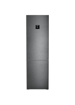 Холодильники LIEBHERR/ Plus, EasyFresh, МК NoFrost, 3 контейнера МК, в. 201,5 см, ш. 60 см, класс ЭЭ A++, внутренние ручки, двери BlackSteel, дисплей на двери