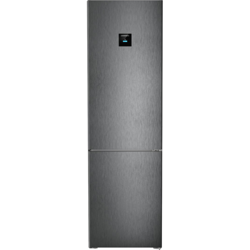 Холодильники LIEBHERR/ Plus, EasyFresh, МК NoFrost, 3 контейнера МК, в. 201,5 см, ш. 60 см, класс ЭЭ A++, внутренние ручки, двери BlackSteel, дисплей на двери