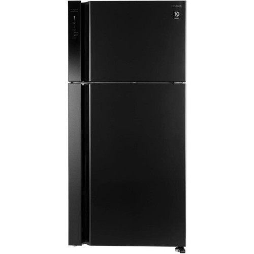 Холодильник Hitachi R-V660PUC7-1 BBK 2-хкамерн. черный бриллиант инвертер