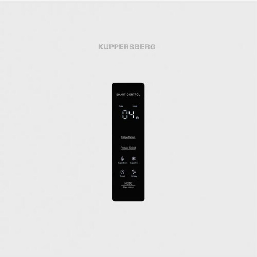 Холодильник Kuppersberg/ Холодильник Kuppersberg, High-Tech, ВхШхГ 195х60х65.8 см, объем 378 л, Total No Frost, инверторный компрессор, LED дисплей, LED освещение, супер заморозка, супер охлаждение, режим 