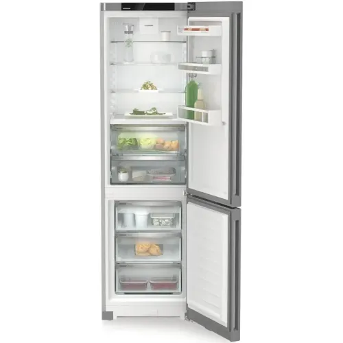 Холодильники LIEBHERR/ Plus,BioFresh 2 контейнера, МК NoFrost, 3 контейнера МК, в. 201,5 см, ш. 60 см, класс ЭЭ A++, внутренние ручки, двери из нержавеющей стали, дисплей на двери