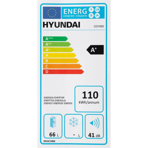 Холодильник Hyundai CO1002 1-нокамерн. серебристый