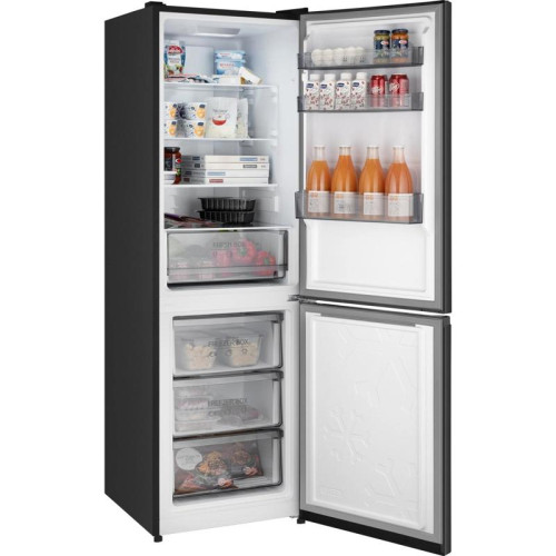 Холодильник Weissgauff WRK 185 Total NoFrost Inverter Black 2-хкамерн. черный