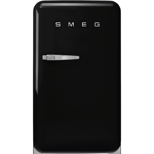 Холодильник SMEG/ Холодильник SMEG, отдельностоящий, стиль 50-х, однокамерный, внутренняя морозильная камера, объем 122 л, стандартный компрессор, энергоэффективность D, цвет черный