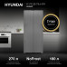 Холодильник Hyundai CS45082F 2-хкамерн. нержавеющая сталь