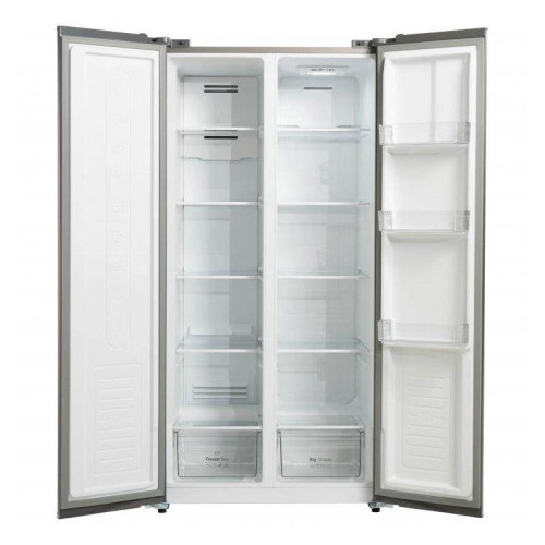 Холодильник Бирюса SBS 400 DI 2-хкамерн. нержавеющая сталь