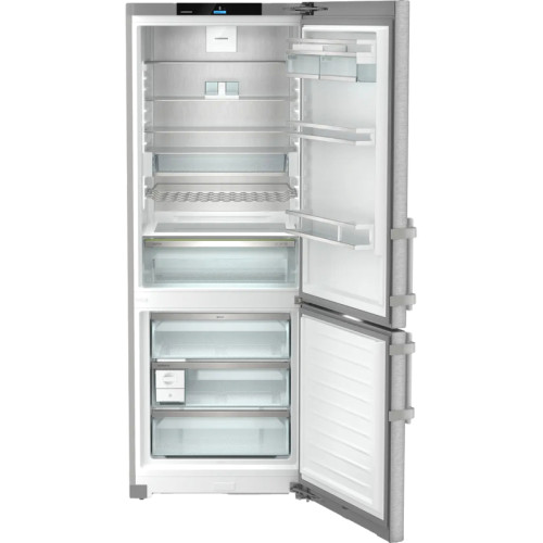 Холодильник Liebherr/ Prime,Easy Fresh 1 контейнер, МК NoFrost, 3 контейнера МК, в. 201,5 см, ш. 74.5см, класс ЭЭ A++, ручки с толкателями, двери из нерж. стали, дисплей