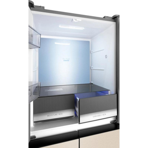 Холодильник Weissgauff WCD 450 BEG NoFrost Inverter 3-хкамерн. бежевый
