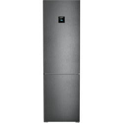 Холодильники LIEBHERR/ Plus, EasyFresh, МК NoFrost, 3 контейнера МК, в. 201,5 см, ш. 60 см, класс ЭЭ A++, внутренние ручки, двери BlackSteel, дисплей на двери