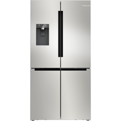 Series 6, холодильник French Door, 1800х905х731 мм, объем камер 574 (375+199) литров, side by side, Full NoFrost,  Диспенсер для льда и воды, LED освещение, 2 ящика для овощей и фруктов MultiBox, класс энергопотребления А++, раздельная регулировка темпера