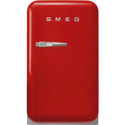 Холодильник SMEG/ Отдельностоящий минибар, красный, стиль 50-х гг, петли справа