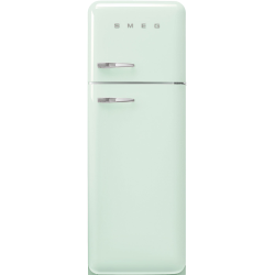 Холодильник SMEG/ Отдельностоящий двухдверный холодильник,стиль 50-х годов, 60 см, пастельный зеленый, петли справа
