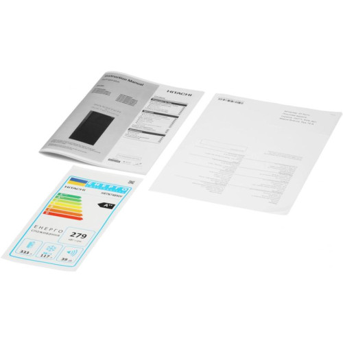 Холодильник Hitachi HRTN7489DF GGRCS 2-хкамерн. серый стекло инвертер