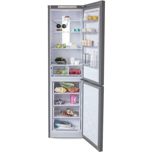 Холодильник Бирюса Б-I980NF 2-хкамерн. нержавеющая сталь глянц.