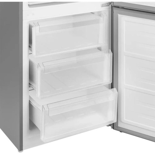 Холодильник Weissgauff WRK 185 Total NoFrost Inverter Inox 2-хкамерн. нержавеющая сталь инвертер