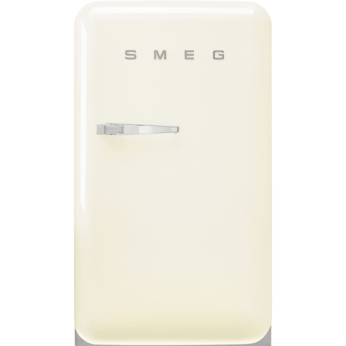 Холодильник SMEG/ Холодильник SMEG, отдельностоящий, однодверный, LED подсветка, внутренняя морозильная камера, электромеханический контроль температуры, стандартный компрессор, полезный объем 105 л, энергоэффективность D, уровень шума 35 дБ, цвет кремовы
