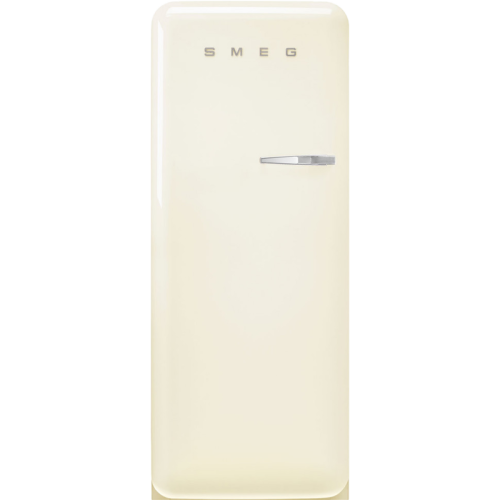 Холодильник SMEG/ Отдельностоящий однодверный холодильник, стиль 50-х годов, 60 см, кремовый, петли слева