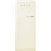 Холодильник SMEG/ Отдельностоящий однодверный холодильник, стиль 50-х годов, 60 см, кремовый, петли слева