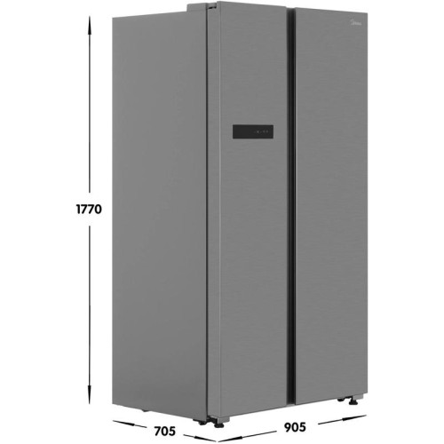 Холодильник Midea MDRS791MIE02 2-хкамерн. нержавеющая сталь
