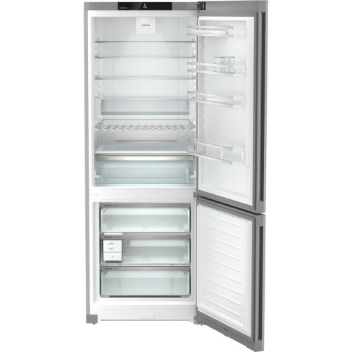 Холодильники LIEBHERR/ Plus, EasyFresh, МК NoFrost, 3 контейнера МК, в. 201,5 см, ш. 75 см, класс ЭЭ A++, внутренние ручки, цвет Steel Finish,,полезный объём: 474 л (346 л + 128 л)