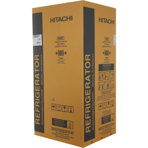 Холодильник Hitachi R-V660PUC7-1 BSL 2-хкамерн. серебристый бриллиант инвертер