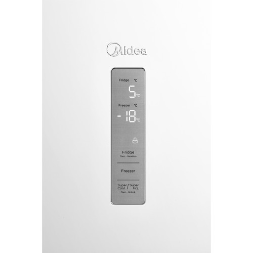 Холодильник MIDEA/ Холодильник MIDEA, отдельностоящий, полезный объем 346 л (223/123), NoFrost, сенсорное управление, дисплей, суперохлаждение, суперзаморозка, режим 