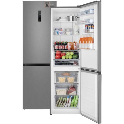Холодильник Weissgauff WRK 2000 Total NoFrost Inverter Inox 2-хкамерн. нержавеющая сталь инвертер