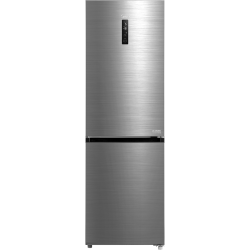 Холодильник MIDEA/ MDK/Холодильник MIDEA, отдельностоящий, полезный объем 346 л (223/123), Full No Frost, металлическая панель Metall Cooling, сенсорное управление, дисплей, LED освещение, энергоэффективность А+, цвет нержавеющая сталь
