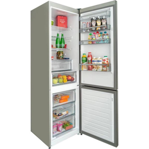 Холодильник Schaub Lorenz SLU S379Y4E 2-хкамерн. черное стекло