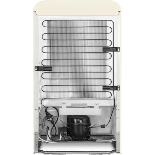 Холодильник SMEG/ Холодильник SMEG, отдельностоящий, однодверный, LED подсветка, внутренняя морозильная камера, электромеханический контроль температуры, стандартный компрессор, полезный объем 105 л, энергоэффективность D, уровень шума 35 дБ, цвет кремовы