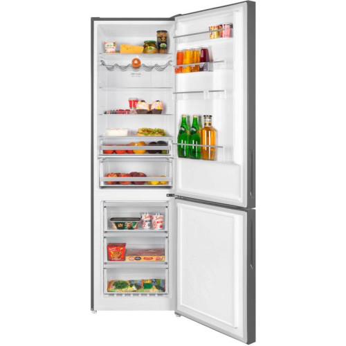 Холодильник Maunfeld MFF200NFSE 2-хкамерн. нержавеющая сталь